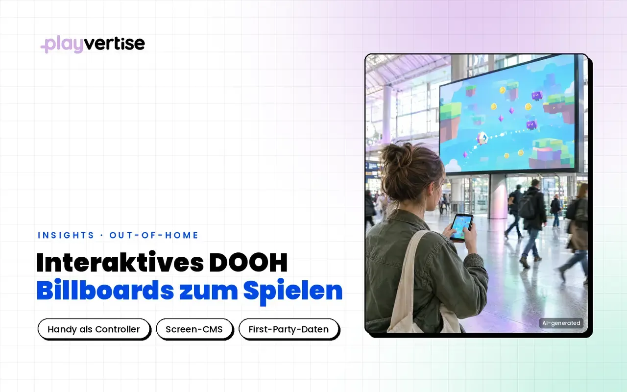 Interaktives DOOH: So wird aus einem Billboard ein Spiel