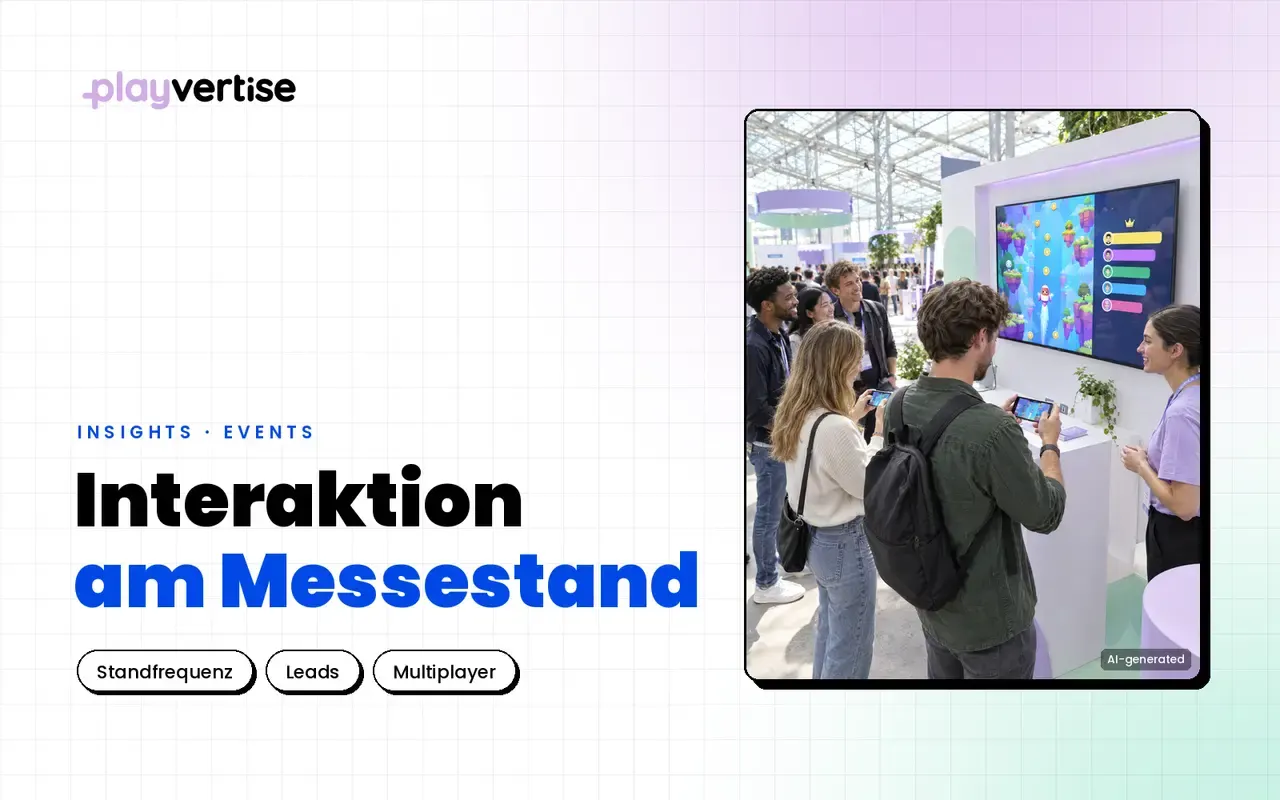 Interaktion am Messestand: Warum Besucher:innen dort stehen bleiben, wo sie mitmachen können