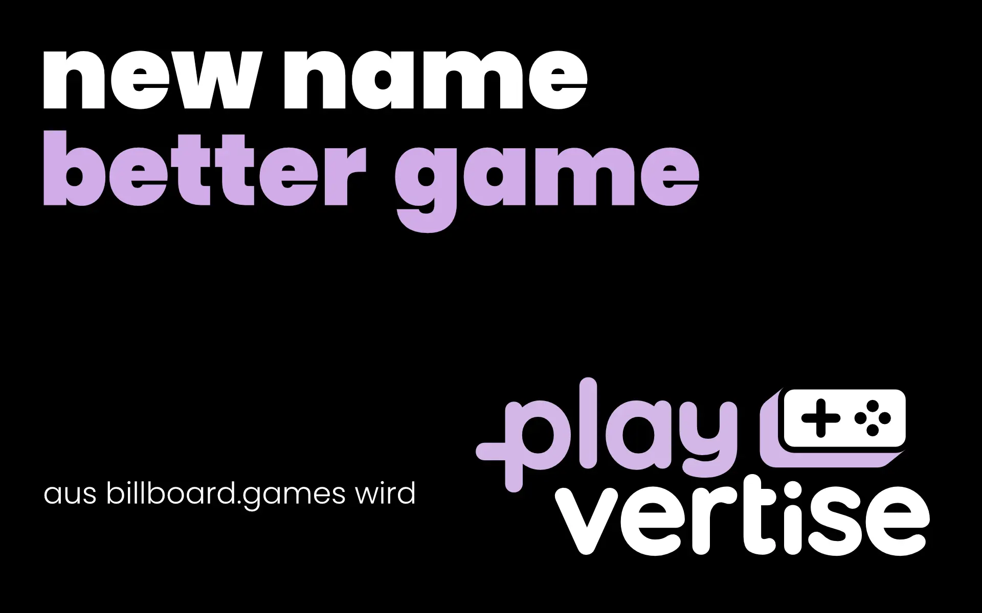 Aus billboard.games wird playvertise