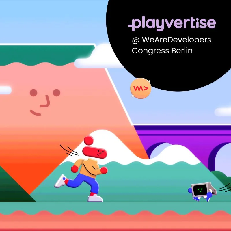 Road to San Jose branded game artwork for WeAreDevelopers Congress Berlin